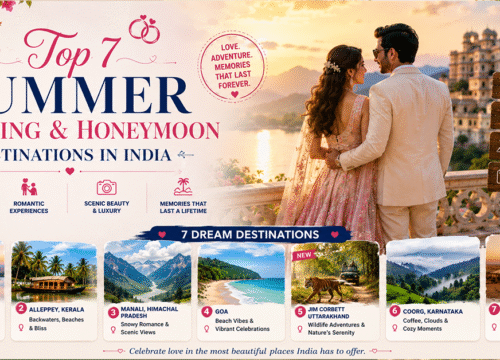 Top 7 Summer Wedding & Honeymoon Destinations in India